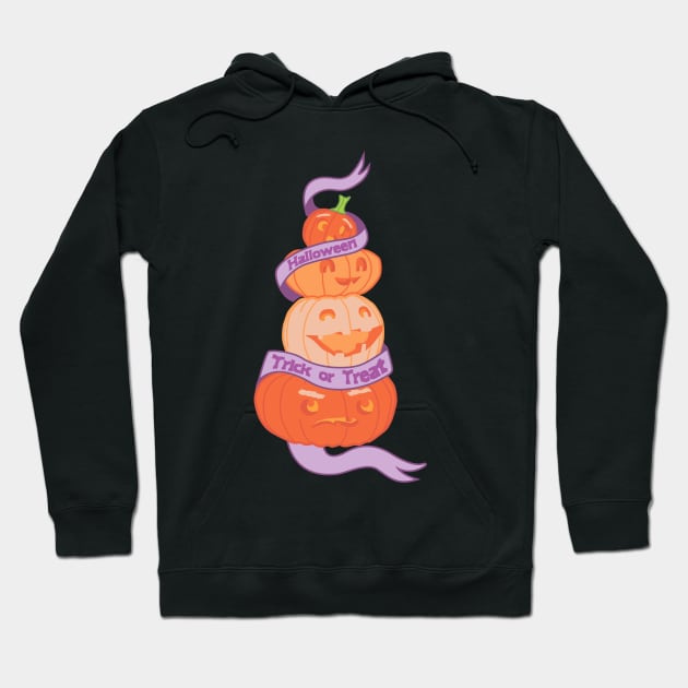 Halloween - Pattern - pumpkin, halloween, spooky Hoodie by NOSSIKKO